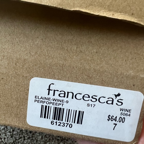 Francesca’s open toe Booties - Picture 6 of 6